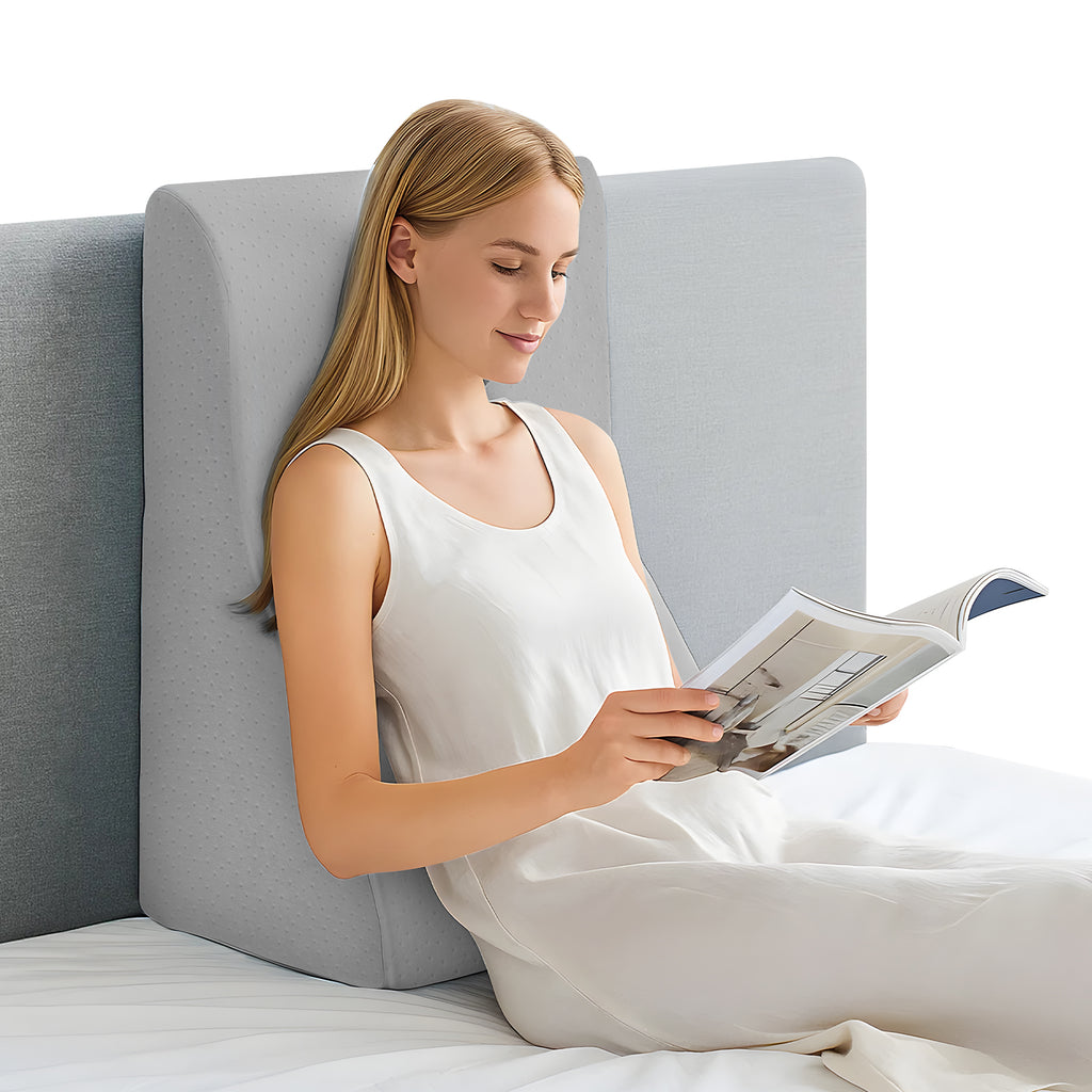 Ergonomisches Lesekissen & Keilkissen – Komfort-Rückenstütze für Bett & Sofa