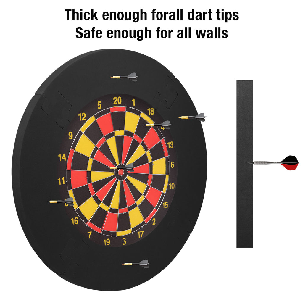 Premium Dartboard Surround – Professioneller PU-Auffangring für Wandschutz