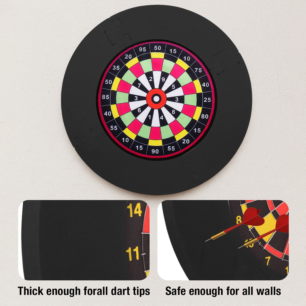 Premium Dartboard Surround – Professioneller PU-Auffangring für Wandschutz