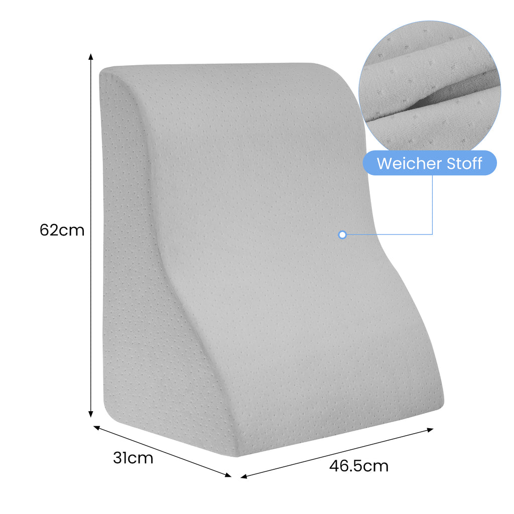 Ergonomisches Lesekissen & Keilkissen – Komfort-Rückenstütze für Bett & Sofa