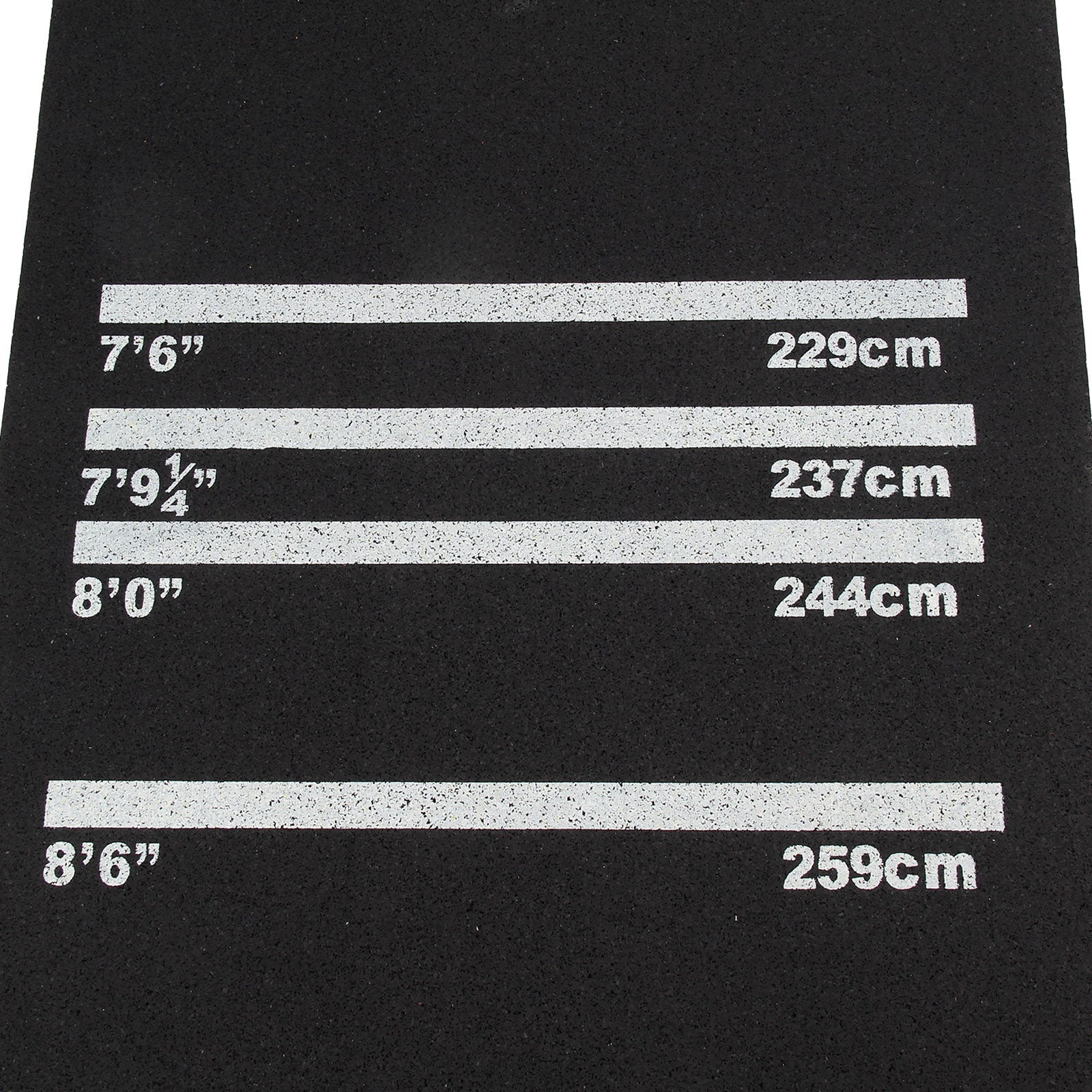 Profi-Dartmatte mit 4 Abwurflinien – Rutschfester Bodenschutz (300 x 62 cm)