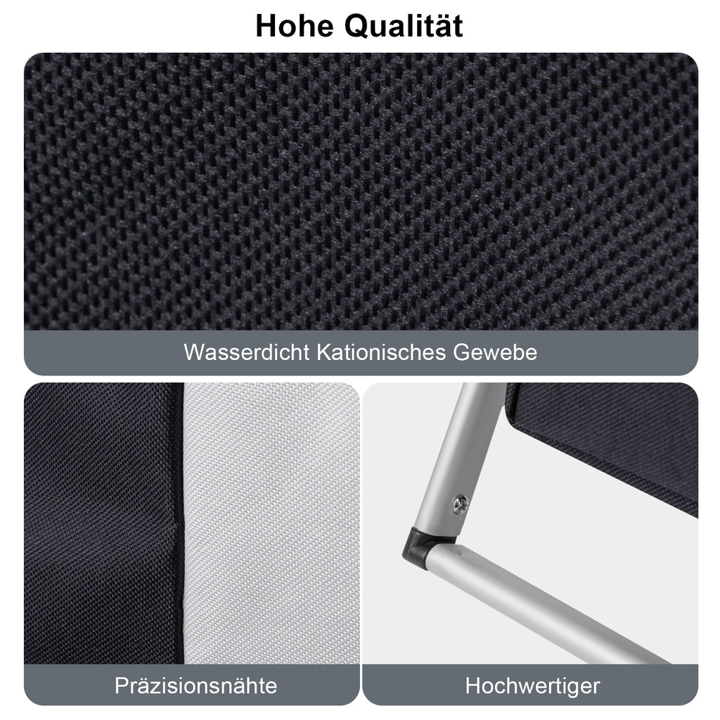 Design-Wäschesammler mit Ablage – 3 ausziehbare Sortierfächer (155L Volumen)