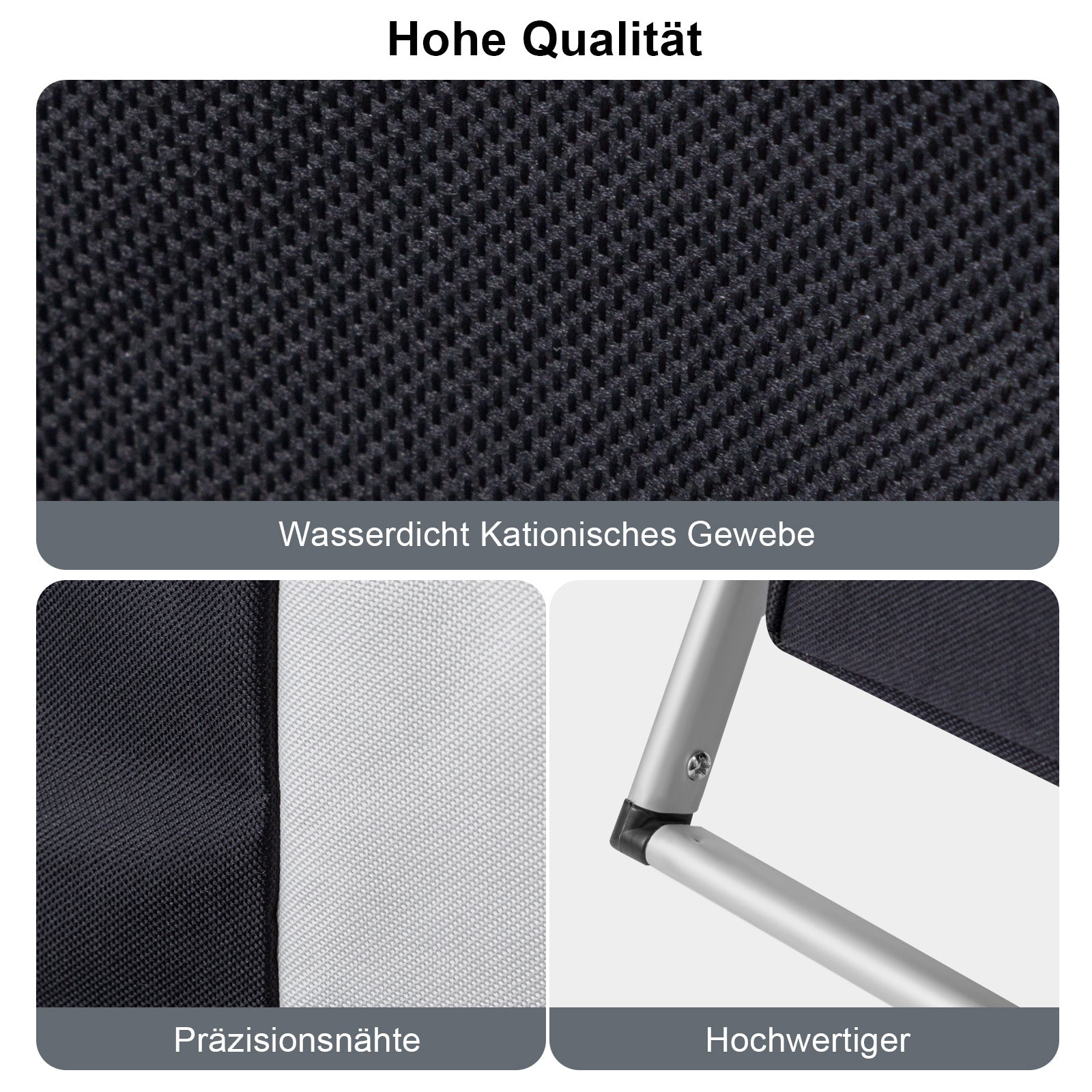 Design-Wäschesammler mit Ablage – 3 ausziehbare Sortierfächer (155L Volumen)