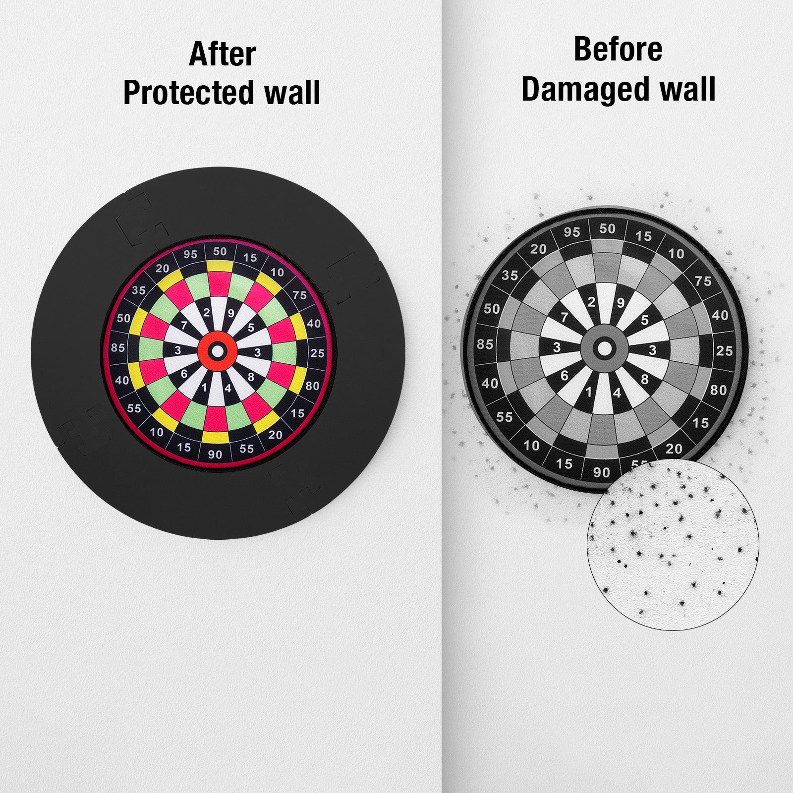 Premium Dartboard Surround – Professioneller PU-Auffangring für Wandschutz