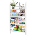 Wand-Bücherregal für Kinder – 4 Ebenen Platzsparendes Kinderregal (60 x 117 cm)